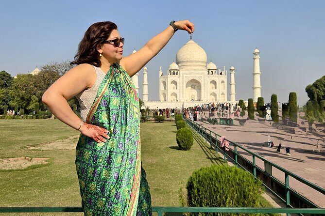 From Delhi: Private Agra & Taj Mahal Tour with 5 <em> Lunch – Key Highlights You’ll Feel Immediately’ /></p>
<ul>
<li><strong>Private AC car both ways</strong> from Delhi to Agra and back (about 200 km), with a dedicated chauffeur</li>
<li><strong>Live guide in your language</strong>, with named guides noted for history and craftsmanship explanations</li>
<li><strong>Taj Mahal, Agra Fort, and Itmad-ud-Daula</strong> in one day, with planned time at each stop</li>
<li><strong>DoubleTree by Hilton Agra buffet lunch</strong> if you choose the lunch option (drinks not included)</li>
<li><strong>Sunrise Taj Mahal pickup at 2:30 AM</strong> if you want the early-light magic</li>
</ul>
<h2 id="the-real-win-a-private-day-trip-that-actually-stays-relaxed">The Real Win: A Private Day Trip That Actually Stays Relaxed</h2>
<p> Lunch – The Real Win: A Private Day Trip That Actually Stays Relaxed’ /><br />
Taj Mahal day tours can go two ways: you either spend the day fighting logistics, or you spend the day looking. This one is built for the second option.</p>
<p><p>You get a <strong>private tour setup</strong> with a dedicated, air-conditioned chauffeur and a guide who stays with your group. That matters because the toughest part of Agra is rarely the sights themselves. It is the time lost coordinating transport, figuring out ticket lines, and trying to “DIY” a route while crowds surge.</p>
</p>
<p><p>A second win is control. Your schedule is flexible in the sense that your pickup is tied to your preferred start time, and the operator even offers an early <strong>2:30 AM pickup</strong> if you want a sunrise Taj Mahal moment. If you are the type who hates rushing, that early start can feel less frantic than the later crowd crush.</p>
</p>
<p><p>The day is still long, though. Even with private transport, you are covering a lot of ground between Delhi and Agra and then walking through three major monument areas. If you like compact days with lots of sights, you will be happy. If you need a slow travel pace, plan a lighter day around it.</p>
</p>
<div style="margin: 20px 0; padding: 15px 0;"><p>You can also read our reviews of more private tours in Jaipur</p><ul style="margin: 10px 0; padding: 0; list-style: none;"><li style="margin: 0 0 10px 0; padding: 0 0 10px 0; border-bottom: 1px solid #eee; display: flex; align-items: flex-start; gap: 12px; line-height: 1.4;"><a href="https://thejaipurguide.com/jaipur-private-full-day-sightseeing-tour-by-car-with-guide/" aria-hidden="true" tabindex="-1"><img decoding="async" style="width: 80px; height: 60px; object-fit: cover; border-radius: 4px; flex-shrink: 0;" src="https://cdn.thejaipurguide.com/wp-content/uploads/jaipur-private-full-day-sightseeing-tour-by-car-with-guide-150x150.jpg" alt="" loading="lazy"></a><div><a href="https://thejaipurguide.com/jaipur-private-full-day-sightseeing-tour-by-car-with-guide/">Jaipur: Private Full Day Sightseeing Tour By Car with Guide</a><br><span style="font-size: 0.82em; color: #555; margin-top: 2px;"><span style="color: #f5a623;">★</span> 4.9 &middot; 1,839 reviews</span></div></li><li style="margin: 0 0 10px 0; padding: 0 0 10px 0; border-bottom: 1px solid #eee; display: flex; align-items: flex-start; gap: 12px; line-height: 1.4;"><a href="https://thejaipurguide.com/jaipur-private-sightseeing-day-tour-with-guide-by-car/" aria-hidden="true" tabindex="-1"><img decoding="async" style="width: 80px; height: 60px; object-fit: cover; border-radius: 4px; flex-shrink: 0;" src="https://cdn.thejaipurguide.com/wp-content/uploads/jaipur-private-sightseeing-day-tour-with-guide-by-car-150x150.jpg" alt="" loading="lazy"></a><div><a href="https://thejaipurguide.com/jaipur-private-sightseeing-day-tour-with-guide-by-car/">Jaipur: Private Sightseeing Day Tour with Guide by Car</a><br><span style="font-size: 0.82em; color: #555; margin-top: 2px;"><span style="color: #f5a623;">★</span> 4.8 &middot; 773 reviews</span></div></li><li style="margin: 0; padding: 0; border-bottom: none; display: flex; align-items: flex-start; gap: 12px; line-height: 1.4;"><a href="https://thejaipurguide.com/full-day-jaipur-private-sightseeing-tour-by-car-with-guide/" aria-hidden="true" tabindex="-1"><img decoding="async" style="width: 80px; height: 60px; object-fit: cover; border-radius: 4px; flex-shrink: 0;" src="https://cdn.thejaipurguide.com/wp-content/uploads/full-day-jaipur-private-sightseeing-tour-by-car-with-guide-150x150.jpg" alt="" loading="lazy"></a><div><a href="https://thejaipurguide.com/full-day-jaipur-private-sightseeing-tour-by-car-with-guide/">Full-Day Jaipur Private Sightseeing Tour by Car with Guide</a><br><span style="font-size: 0.82em; color: #555; margin-top: 2px;"><span style="color: #f5a623;">★</span> 5.0 &middot; 472 reviews</span></div></li></ul></div><h2 id="the-drive-from-delhi-to-agra-comfort-timing-and-less-hassle">The Drive from Delhi to Agra: Comfort, Timing, and Less Hassle</h2>
<p><img width="669" height="446" decoding="async" src=