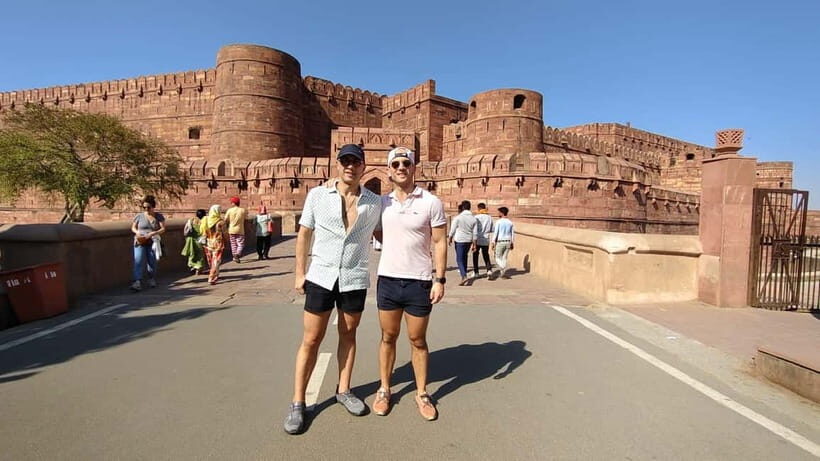 From Jaipur: Private Taj Mahal & Agra Day Trip with 5<em> Lunch – Key highlights you’ll feel in the moment’ /></p>
<ul>
<li><strong>Fast-track Taj Mahal entry</strong> that cuts down time in lines</li>
<li><strong>Guide-led pacing</strong> so you don’t lose time to confusion or crowd chaos</li>
<li><strong>Agra Fort + Baby Taj</strong> for the full Mughal-era picture, not just one monument</li>
<li><strong>Lunch at DoubleTree by Hilton Agra</strong> with a multi-cuisine buffet option</li>
<li><strong>Photo help on the ground</strong>, with guides pointing out best angles and timing</li>
</ul>
<h2 id="the-jaipur-to-agra-drive-comfort-first-not-a-maybe">The Jaipur to Agra drive: comfort first, not a “maybe”</h2>
<p> Lunch – The Jaipur to Agra drive: comfort first, not a “maybe”’ /><br />
A private car is the real upgrade on this trip. You’re not fighting public transport, and you’re not stuck in a shared-ride rhythm that can slow everything down. The transport is private and air-conditioned, and you’ll get basics handled for you like <strong>bottled water and umbrellas</strong> (useful in Agra heat and glare).</p>
<p><p>This day trip runs anywhere from <strong>3 to 12 hours</strong>, depending on the start time and whether you return to Jaipur or get dropped off in Agra. That flexibility matters. If you’re trying to fit Agra into a tight itinerary, this kind of schedule range can save you from booking a second night.</p>
</p>
<p><p>I also like that the pickup is from <strong>any location in Jaipur</strong>. Several drivers are praised for being <strong>on time and careful with safety</strong>, including names like Shahid, Asrar, Sharif, and Mohoshin Ji. That’s not a small thing when you’re sharing roads with heavy traffic and changing lanes.</p>
</p>
<p><p>One practical tip: if you want that extra-special light at the Taj (especially morning), you’ll benefit from an early start. Some travelers mention early departures that make the timing work for sunrise or first light.</p>
</p>
<div style="margin: 20px 0; padding: 15px 0;"><p>You can also read our reviews of more private tours in Jaipur</p><ul style="margin: 10px 0; padding: 0; list-style: none;"><li style="margin: 0 0 10px 0; padding: 0 0 10px 0; border-bottom: 1px solid #eee; display: flex; align-items: flex-start; gap: 12px; line-height: 1.4;"><a href="https://thejaipurguide.com/jaipur-private-full-day-sightseeing-tour-by-car-with-guide/" aria-hidden="true" tabindex="-1"><img decoding="async" style="width: 80px; height: 60px; object-fit: cover; border-radius: 4px; flex-shrink: 0;" src="https://cdn.thejaipurguide.com/wp-content/uploads/jaipur-private-full-day-sightseeing-tour-by-car-with-guide-150x150.jpg" alt="" loading="lazy"></a><div><a href="https://thejaipurguide.com/jaipur-private-full-day-sightseeing-tour-by-car-with-guide/">Jaipur: Private Full Day Sightseeing Tour By Car with Guide</a><br><span style="font-size: 0.82em; color: #555; margin-top: 2px;"><span style="color: #f5a623;">★</span> 4.9 &middot; 1,839 reviews</span></div></li><li style="margin: 0 0 10px 0; padding: 0 0 10px 0; border-bottom: 1px solid #eee; display: flex; align-items: flex-start; gap: 12px; line-height: 1.4;"><a href="https://thejaipurguide.com/jaipur-private-sightseeing-day-tour-with-guide-by-car/" aria-hidden="true" tabindex="-1"><img decoding="async" style="width: 80px; height: 60px; object-fit: cover; border-radius: 4px; flex-shrink: 0;" src="https://cdn.thejaipurguide.com/wp-content/uploads/jaipur-private-sightseeing-day-tour-with-guide-by-car-150x150.jpg" alt="" loading="lazy"></a><div><a href="https://thejaipurguide.com/jaipur-private-sightseeing-day-tour-with-guide-by-car/">Jaipur: Private Sightseeing Day Tour with Guide by Car</a><br><span style="font-size: 0.82em; color: #555; margin-top: 2px;"><span style="color: #f5a623;">★</span> 4.8 &middot; 773 reviews</span></div></li><li style="margin: 0; padding: 0; border-bottom: none; display: flex; align-items: flex-start; gap: 12px; line-height: 1.4;"><a href="https://thejaipurguide.com/full-day-jaipur-private-sightseeing-tour-by-car-with-guide/" aria-hidden="true" tabindex="-1"><img decoding="async" style="width: 80px; height: 60px; object-fit: cover; border-radius: 4px; flex-shrink: 0;" src="https://cdn.thejaipurguide.com/wp-content/uploads/full-day-jaipur-private-sightseeing-tour-by-car-with-guide-150x150.jpg" alt="" loading="lazy"></a><div><a href="https://thejaipurguide.com/full-day-jaipur-private-sightseeing-tour-by-car-with-guide/">Full-Day Jaipur Private Sightseeing Tour by Car with Guide</a><br><span style="font-size: 0.82em; color: #555; margin-top: 2px;"><span style="color: #f5a623;">★</span> 5.0 &middot; 472 reviews</span></div></li></ul></div><h2 id="fast-track-taj-mahal-entry-less-waiting-more-looking">Fast-track Taj Mahal entry: less waiting, more looking</h2>
<p> Lunch – Fast-track Taj Mahal entry: less waiting, more looking’ /><br />
The Taj Mahal is famous for a reason, but the experience can sour if you waste hours in queue lines. This tour tackles that with <strong>skip-the-ticket-line / fast-track entry</strong>, and then a guide helps you use your time well.</p>
<p><p>Plan on <strong>up to three hours</strong> at the Taj Mahal. That’s enough time to do more than the photo-stare-photo loop. With a guide, you can slow down where it counts: the symmetry, the calligraphy, the marble details, and the stories behind why the complex looks the way it does.</p>
</p>
<p><p>This is also where guide skill shows up fast. Many guides are specifically praised for their <strong>photo help</strong>: they position you in better spots, suggest angles, and even handle the practical side of taking photos through crowds. Names that come up often include Mehfooz, Arif, Anshu, Imran Ali Khan, Ankur Sharma, and Daisy. The theme is consistent: they make it easier to get pictures without losing track of what you’re seeing.</p>
</p>
<p><p>Also, Taj Mahal days attract persistent photographers. A good guide helps you navigate that pressure with calm instructions, so you can keep your attention on the monument.</p>
</p>
<p><p>One more thing to remember: the <strong>Taj Mahal is closed every Friday</strong>, no exceptions. If your travel dates land on a Friday, don’t assume you’ll “just go anyway.” You’ll need an alternate plan.</p>
</p>
<h2 id="agra-fort-where-the-views-and-the-history-meet">Agra Fort: where the views and the history meet</h2>
<p> Lunch – Agra Fort: where the views and the history meet’ /><br />
After the Taj, the day shifts gears to <strong>Agra Fort</strong>, with a guided walk that lasts about <strong>one hour</strong>. This stop is different from the Taj because it’s about the bigger picture—power, architecture, and the way rulers controlled a city.</p>
<p><p>Agra Fort also offers excellent viewpoints. Even if you’ve already seen the Taj from postcards, seeing the fort’s positions and sightlines gives your brain a better map of where everything sits in Agra.</p>
</p>
<p><p>Guides again matter here. Travelers mention guides like Mahfouz, Arif, Vinod Kumar, Imran Ali Khan, and Mehfooz explaining details in a way that’s easy to follow—so you understand what you’re looking at, not just pass through.</p>
</p>
<p><p>If you’re the type who likes to connect the dots, this is the part that makes the day feel coherent: Taj Mahal (the icon) plus Agra Fort (the context).</p>
</p>
<h2 id="baby-taj-the-quieter-stop-that-makes-the-day-feel-complete">Baby Taj: the quieter stop that makes the day feel “complete”</h2>
<p> Lunch – Baby Taj: the quieter stop that makes the day feel “complete”’ /><br />
Then comes <strong>Baby Taj</strong> for about <strong>30 minutes</strong>. In practice, this is one of the best time investments on the tour because it’s often less crowded and a lot more relaxing.</p>
<p><p>One traveler even notes loving Baby Taj because it feels <strong>quieter</strong> and more enjoyable than rushing through the main sites. That lines up with why this stop works: you get a breather, better photo opportunities, and a chance to slow down with fewer crowds pressing in.</p>
</p>
<p><p>It’s short, but it doesn’t feel tacked on. It helps the day go beyond the headline monument and gives you that extra layer of Mughal-era architecture.</p>
</p>
<h2 id="lunch-at-doubletree-by-hilton-agra-your-recovery-button">Lunch at DoubleTree by Hilton Agra: your recovery button</h2>
<p> Lunch – Lunch at DoubleTree by Hilton Agra: your recovery button’ /><br />
If you choose the lunch option, you’ll stop at <strong>DoubleTree by Hilton Hotel Agra</strong> for <strong>about 45 minutes</strong>. It’s a multi-cuisine buffet-style meal, so you’re not stuck eating only one type of food after a long drive.</p>
<p><p>A couple of practical benefits:</p>
</p>
<ul>
<li>You get a reliable, comfortable setting during a long travel day.</li>
<li>Guides often use lunch time to recommend what to try and how spicy to go, especially if you’re not sure what Indian food will suit you.</li>
</ul>
<p><p>Reviews also point to guides who go the extra mile for comfort—like Ankur Sharma sitting with a solo traveler at lunch and keeping things relaxed. That’s a big deal if you’re traveling alone and want the day to feel cared for, not just scheduled.</p>
</p>
<p><p>Drinks are <strong>not included</strong>, so if you care about bottled water beyond what’s provided or you want other beverages, you’ll plan for that.</p>
</p>
<div style="margin: 20px 0; padding: 15px 0;"><p>You can also read our reviews of more tours and experiences in Jaipur</p><ul style="margin: 10px 0; padding: 0; list-style: none;"><li style="margin: 0 0 10px 0; padding: 0 0 10px 0; border-bottom: 1px solid #eee; display: flex; align-items: flex-start; gap: 12px; line-height: 1.4;"><a href="https://thejaipurguide.com/pushkar-day-trip-from-jaipur-private-car-safari-guide-lunch/" aria-hidden="true" tabindex="-1"><img decoding="async" style="width: 80px; height: 60px; object-fit: cover; border-radius: 4px; flex-shrink: 0;" src="https://cdn.thejaipurguide.com/wp-content/uploads/pushkar-day-trip-from-jaipur-private-car-safari-guide-lunch-150x150.jpg" alt="" loading="lazy"></a><div><a href="https://thejaipurguide.com/pushkar-day-trip-from-jaipur-private-car-safari-guide-lunch/">Pushkar Day Trip from Jaipur – Private Car, Safari, Guide & Lunch</a><br><span style="font-size: 0.82em; color: #555; margin-top: 2px;"><span style="color: #f5a623;">★</span> 4.5 &middot; 45 reviews</span></div></li><li style="margin: 0 0 10px 0; padding: 0 0 10px 0; border-bottom: 1px solid #eee; display: flex; align-items: flex-start; gap: 12px; line-height: 1.4;"><a href="https://thejaipurguide.com/block-printing-workshop-in-jaipur-including-lunch/" aria-hidden="true" tabindex="-1"><img decoding="async" style="width: 80px; height: 60px; object-fit: cover; border-radius: 4px; flex-shrink: 0;" src="https://cdn.thejaipurguide.com/wp-content/uploads/block-printing-workshop-in-jaipur-including-lunch-150x150.jpg" alt="" loading="lazy"></a><div><a href="https://thejaipurguide.com/block-printing-workshop-in-jaipur-including-lunch/">Block Printing Workshop in Jaipur! (including lunch)</a><br><span style="font-size: 0.82em; color: #555; margin-top: 2px;"><span style="color: #f5a623;">★</span> 5.0 &middot; 34 reviews</span></div></li><li style="margin: 0 0 10px 0; padding: 0 0 10px 0; border-bottom: 1px solid #eee; display: flex; align-items: flex-start; gap: 12px; line-height: 1.4;"><a href="https://thejaipurguide.com/all-inclusive-private-jaipur-city-tour-with-5-star-lunch-guide/" aria-hidden="true" tabindex="-1"><img decoding="async" style="width: 80px; height: 60px; object-fit: cover; border-radius: 4px; flex-shrink: 0;" src="https://cdn.thejaipurguide.com/wp-content/uploads/all-inclusive-private-jaipur-city-tour-with-5-star-lunch-guide-150x150.jpg" alt="" loading="lazy"></a><div><a href="https://thejaipurguide.com/all-inclusive-private-jaipur-city-tour-with-5-star-lunch-guide/">All Inclusive Private Jaipur City Tour with 5-star Lunch & Guide</a><br><span style="font-size: 0.82em; color: #555; margin-top: 2px;"><span style="color: #f5a623;">★</span> 5.0 &middot; 34 reviews</span></div></li><li style="margin: 0 0 10px 0; padding: 0 0 10px 0; border-bottom: 1px solid #eee; display: flex; align-items: flex-start; gap: 12px; line-height: 1.4;"><a href="https://thejaipurguide.com/from-delhi-private-agra-taj-mahal-tour-with-5-lunch/" aria-hidden="true" tabindex="-1"><img decoding="async" style="width: 80px; height: 60px; object-fit: cover; border-radius: 4px; flex-shrink: 0;" src="https://cdn.thejaipurguide.com/wp-content/uploads/from-delhi-private-agra-taj-mahal-tour-with-5-lunch-150x150.jpg" alt="" loading="lazy"></a><div><a href="https://thejaipurguide.com/from-delhi-private-agra-taj-mahal-tour-with-5-lunch/">From Delhi: Private Agra & Taj Mahal Tour with 5 * Lunch</a><br><span style="font-size: 0.82em; color: #555; margin-top: 2px;"><span style="color: #f5a623;">★</span> 5.0 &middot; 32 reviews</span></div></li><li style="margin: 0 0 10px 0; padding: 0 0 10px 0; border-bottom: 1px solid #eee; display: flex; align-items: flex-start; gap: 12px; line-height: 1.4;"><a href="https://thejaipurguide.com/jaipur-full-day-sightseeing-tour-with-guide-and-lunch/" aria-hidden="true" tabindex="-1"><img decoding="async" style="width: 80px; height: 60px; object-fit: cover; border-radius: 4px; flex-shrink: 0;" src="https://cdn.thejaipurguide.com/wp-content/uploads/jaipur-full-day-sightseeing-tour-with-guide-and-lunch-150x150.jpg" alt="" loading="lazy"></a><div><a href="https://thejaipurguide.com/jaipur-full-day-sightseeing-tour-with-guide-and-lunch/">Jaipur: Full-Day Sightseeing Tour with Guide and Lunch</a><br><span style="font-size: 0.82em; color: #555; margin-top: 2px;"><span style="color: #f5a623;">★</span> 4.9 &middot; 25 reviews</span></div></li><li style="margin: 0; padding: 0; border-bottom: none; display: flex; align-items: flex-start; gap: 12px; line-height: 1.4;"><a href="https://thejaipurguide.com/full-day-sightseeing-jaipur-tour-by-car-with-guide-include-lunch/" aria-hidden="true" tabindex="-1"><img decoding="async" style="width: 80px; height: 60px; object-fit: cover; border-radius: 4px; flex-shrink: 0;" src="https://cdn.thejaipurguide.com/wp-content/uploads/full-day-sightseeing-jaipur-tour-by-car-with-guide-include-lunch-150x150.jpg" alt="" loading="lazy"></a><div><a href="https://thejaipurguide.com/full-day-sightseeing-jaipur-tour-by-car-with-guide-include-lunch/">Full Day Sightseeing Jaipur Tour by Car With Guide Include Lunch</a><br><span style="font-size: 0.82em; color: #555; margin-top: 2px;"><span style="color: #f5a623;">★</span> 5.0 &middot; 24 reviews</span></div></li></ul></div><h2 id="drop-off-choices-stay-flexible-at-the-end-of-the-day">Drop-off choices: stay flexible at the end of the day</h2>
<p> Lunch – Drop-off choices: stay flexible at the end of the day’ /><br />
At the end, you get to choose your ending point:</p>
<ul>
<li><strong>Return to Jaipur</strong>, or</li>
<li><strong>Be dropped off in Agra</strong> for onward plans</li>
</ul>
<p><p>This is smart for travelers who want to keep momentum—maybe you’re heading to a different city, catching a later train, or simply don’t want to do the full round-trip.</p>
</p>
<p><p>Because total duration can vary from <strong>3 to 12 hours</strong>, this drop-off choice can change your whole day. If you’re trying to protect your evening, returning to Jaipur is the safer bet. If you’re trying to optimize time, an Agra drop-off can be the move.</p>
</p>
<h2 id="what-youre-paying-for-private-car-guide-time-and-tickets">What you’re paying for: private car, guide time, and tickets</h2>
<p> Lunch – What you’re paying for: private car, guide time, and tickets’ /><br />
The price is listed from <strong>$5 per person</strong>, which is surprisingly low for a private day structure. The real question becomes: what’s included in <em>your</em> booking, and how much you’re adding on.</p>
<p><p>Here’s what’s included per the offer details:</p>
</p>
<ul>
<li><strong>Private AC transportation</strong></li>
<li><strong>Live tour guide</strong></li>
<li><strong>Lunch at a multi-cuisine restaurant</strong> if you select that option</li>
<li><strong>Monument tickets</strong> if you select that option</li>
<li><strong>Water bottle & umbrellas</strong></li>
<li><strong>All parking and taxes</strong></li>
</ul>
<p><p>Not included:</p>
</p>
<ul>
<li><strong>Drinks</strong></li>
</ul>
<p><p>So your value comes down to whether you include monument tickets and whether you include lunch. Even without lunch, the combo of a private car plus a guide saves you real time in a place where the logistics can feel chaotic.</p>
</p>
<p><p>If you’re the type who enjoys getting your bearings fast and wants someone handling timing and ticket flow, this kind of package can feel like a bargain—especially compared with piecing it together yourself.</p>
</p>
<h2 id="timing-realities-crowds-friday-closures-and-early-starts">Timing realities: crowds, Friday closures, and early starts</h2>
<p><img width="689" height="650" decoding="async" src=